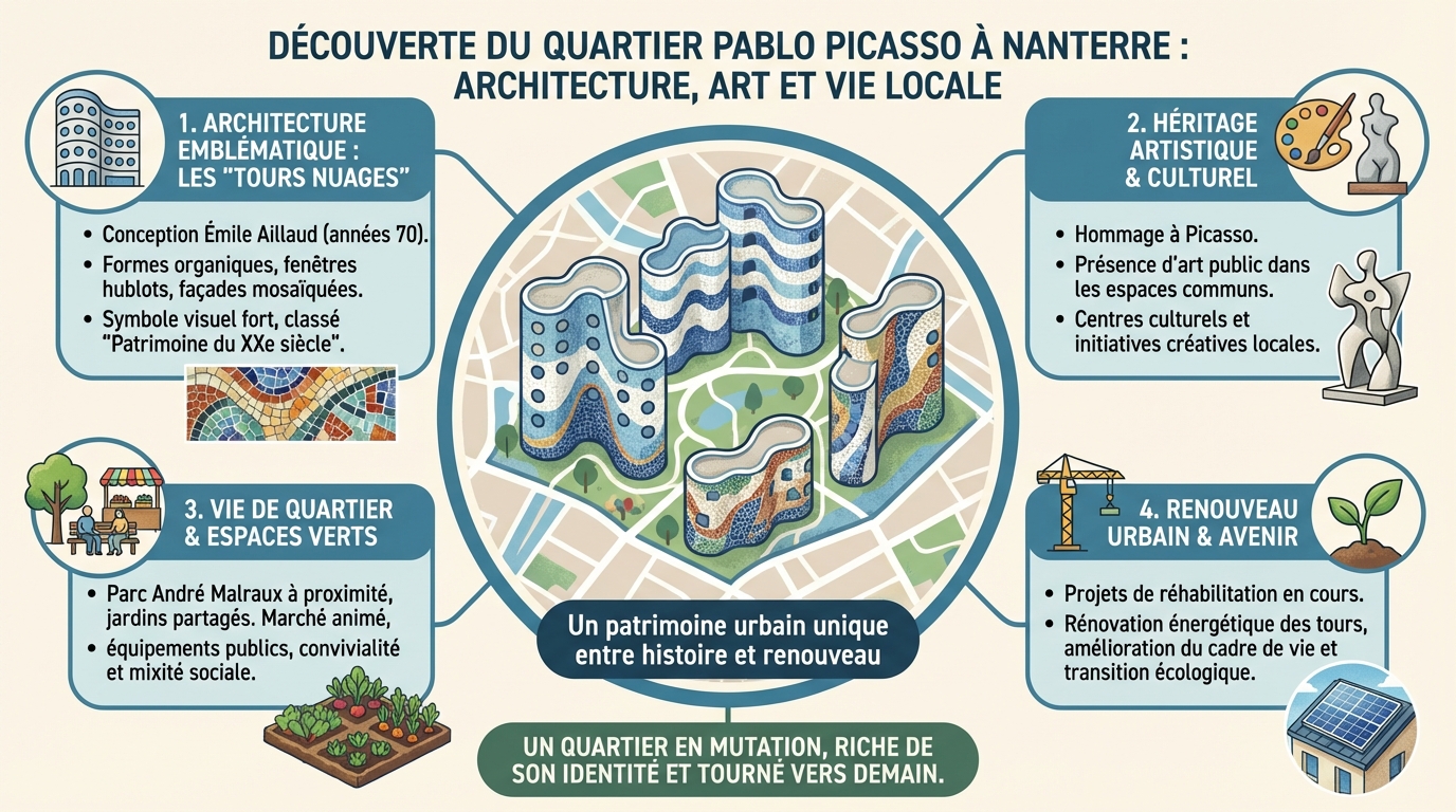 Découverte du quartier pablo picasso à nanterre 3 Les activités et services disponibles