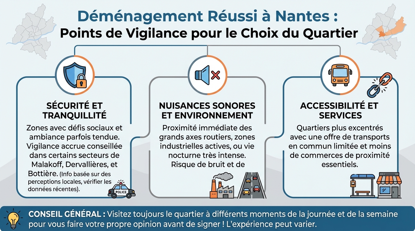 Les quartiers à éviter à Nantes