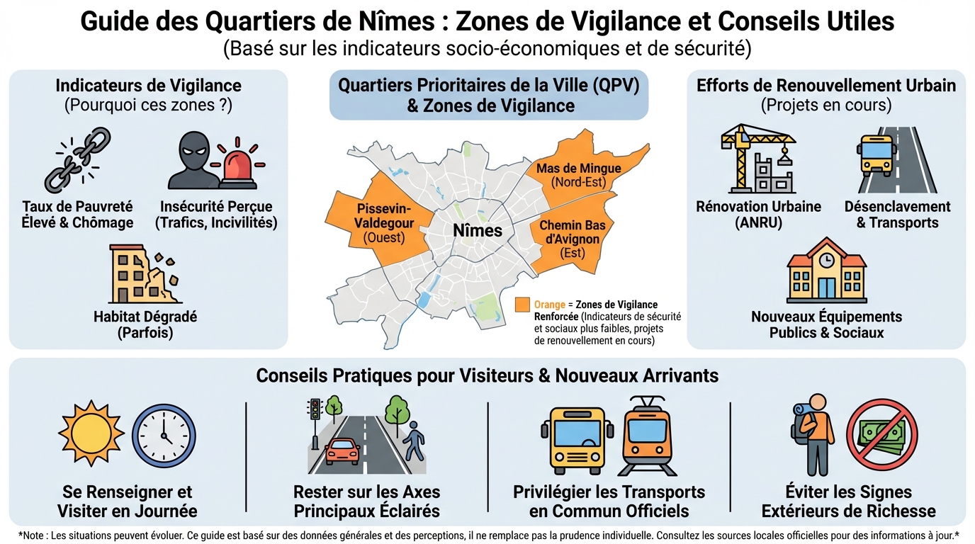 Les quartiers à éviter
