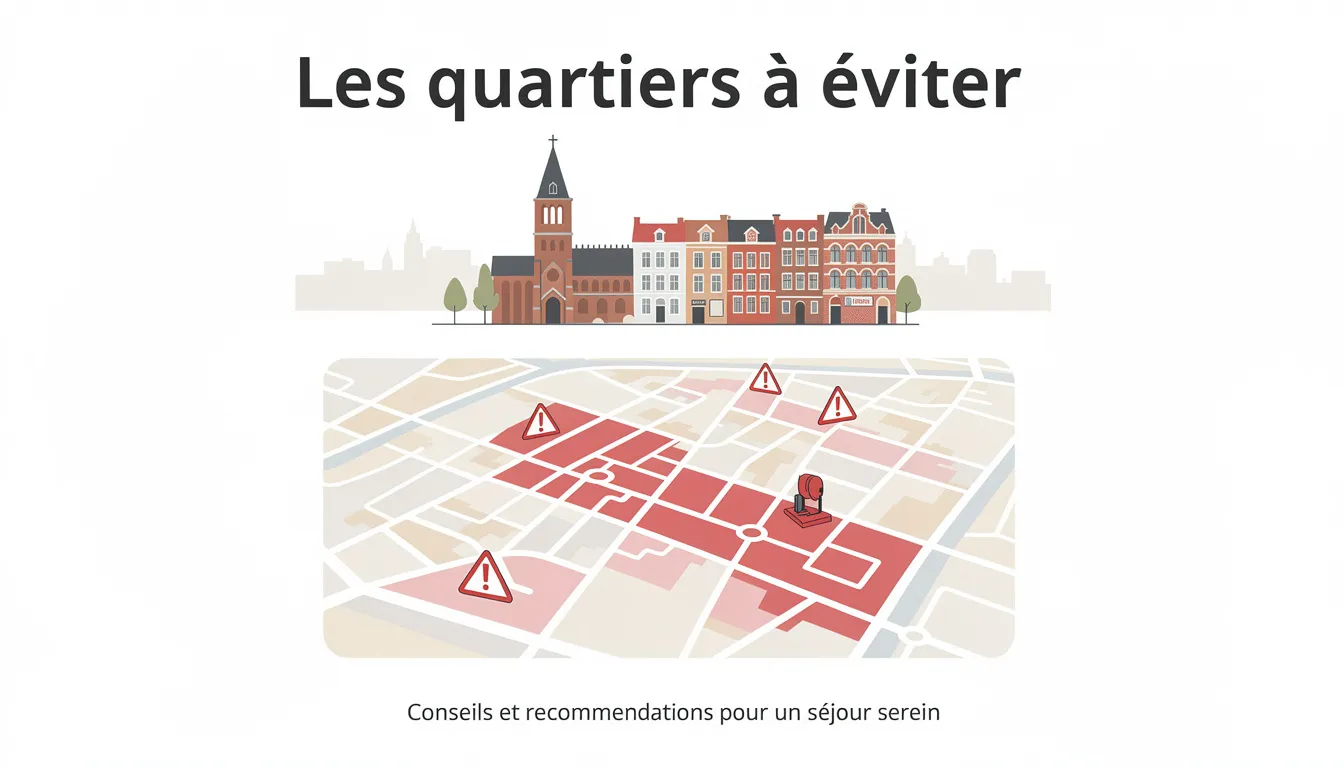Les quartiers à éviter