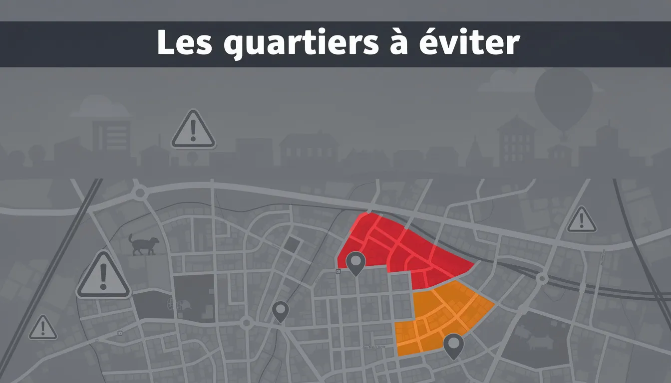 Les quartiers à éviter