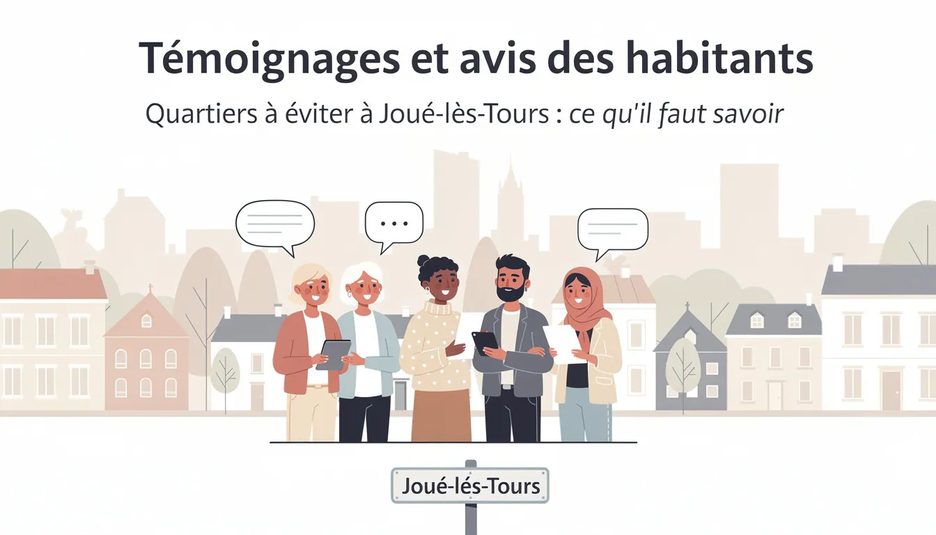 Quartiers à éviter à joué-lès-tours : ce qu'il faut savoir 3 Témoignages et avis des habitants